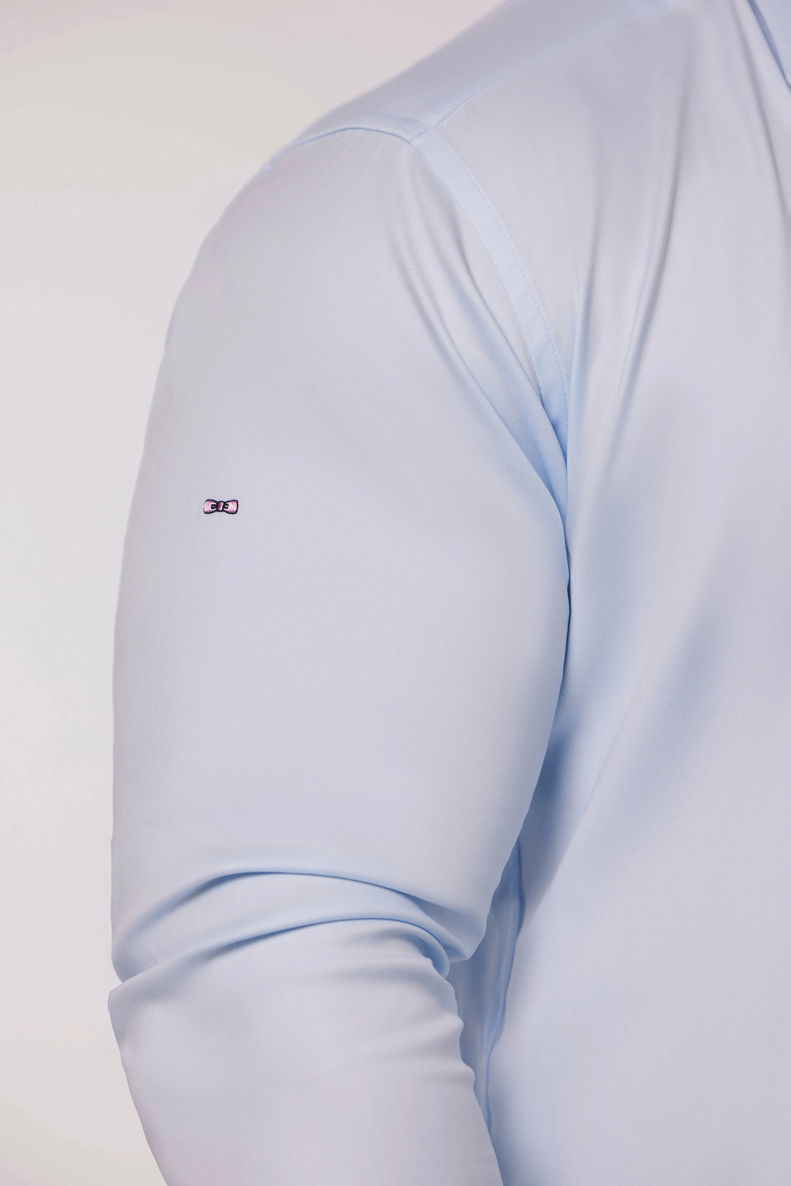 Chemise en coton stretch bleu ciel Eden Park x Racing 92 sold by Eden Park product image thumbnail 5