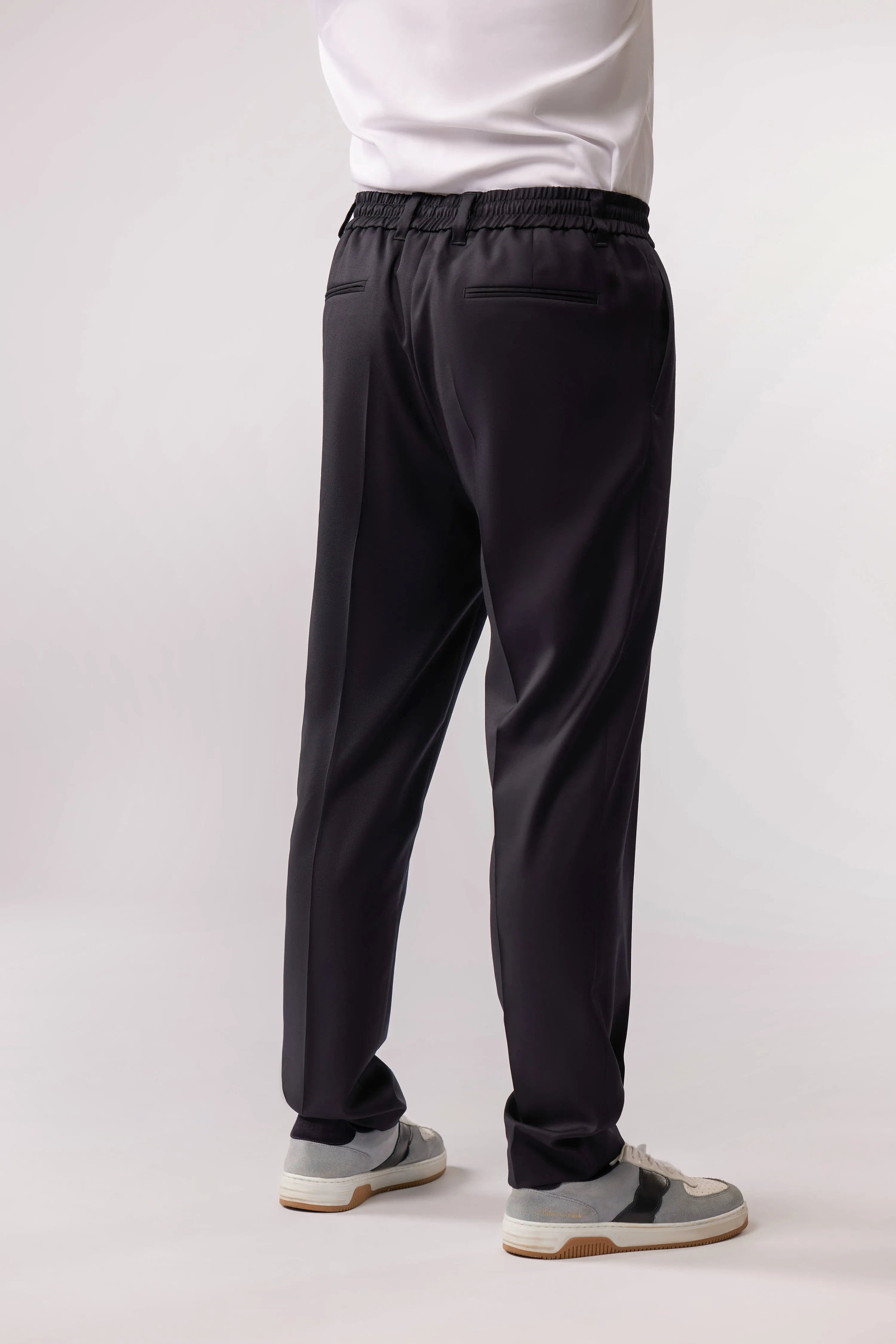 Pantalon en laine bleu marine Eden Park x Racing 92 sold by Eden Park product image thumbnail 3