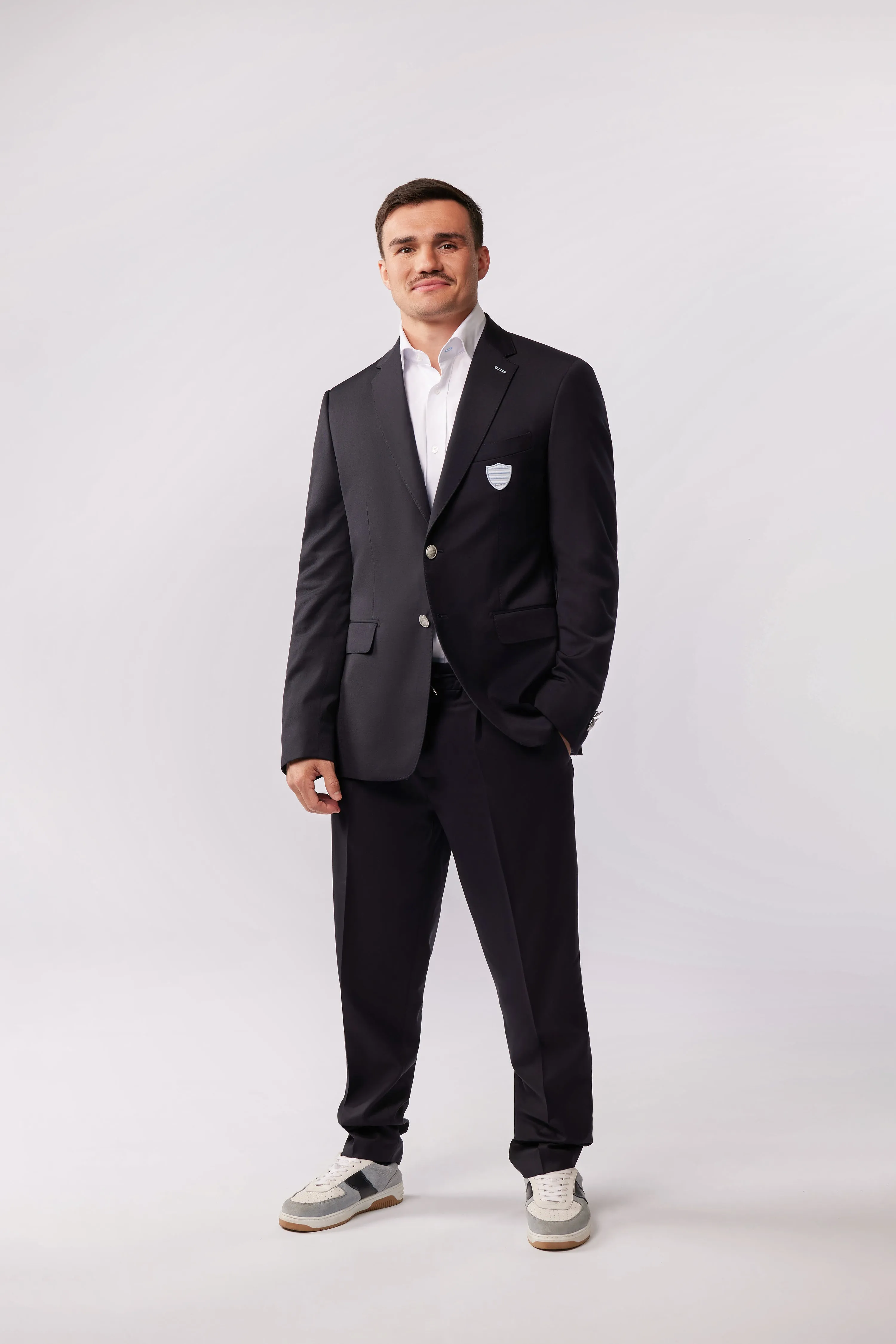 Blazer en laine bleu marine Eden Park x Racing 92 sold by Eden Park