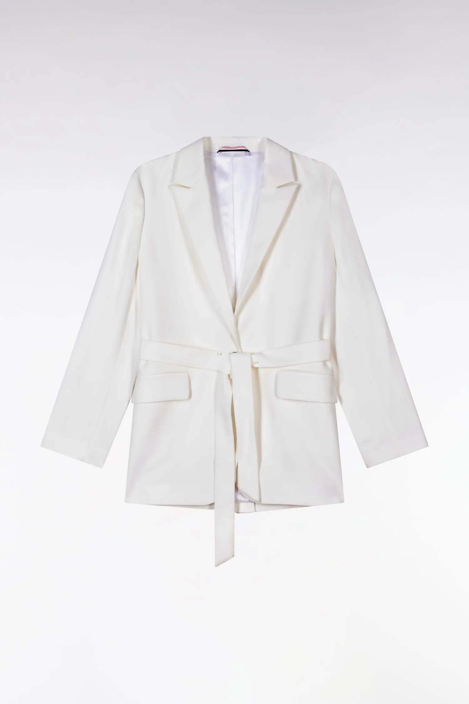 Veste fluide ceinturée écrue sold by Eden Park product image thumbnail 2