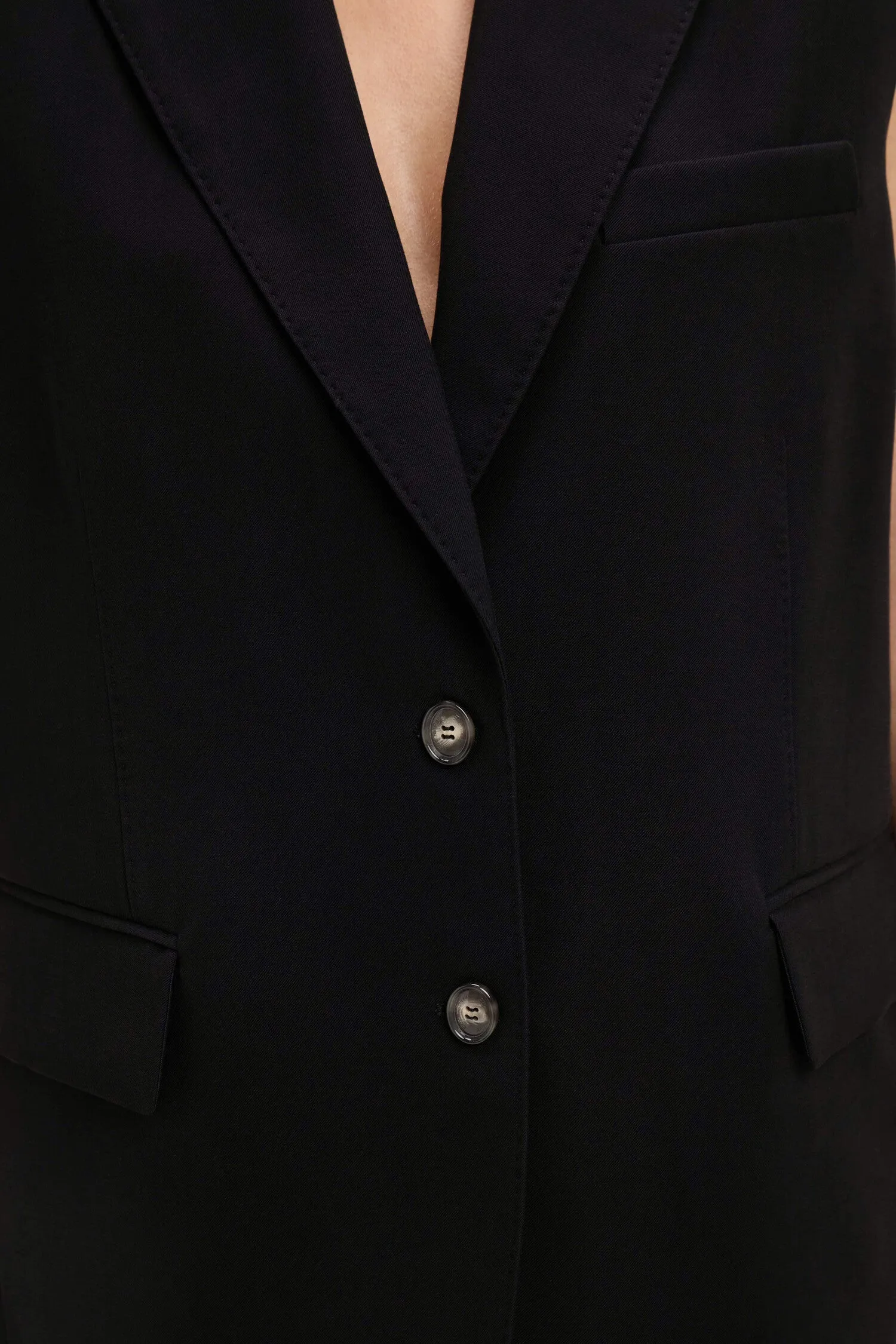 Veste blazer sans manches coupe oversized sold by Eden Park product image thumbnail 4