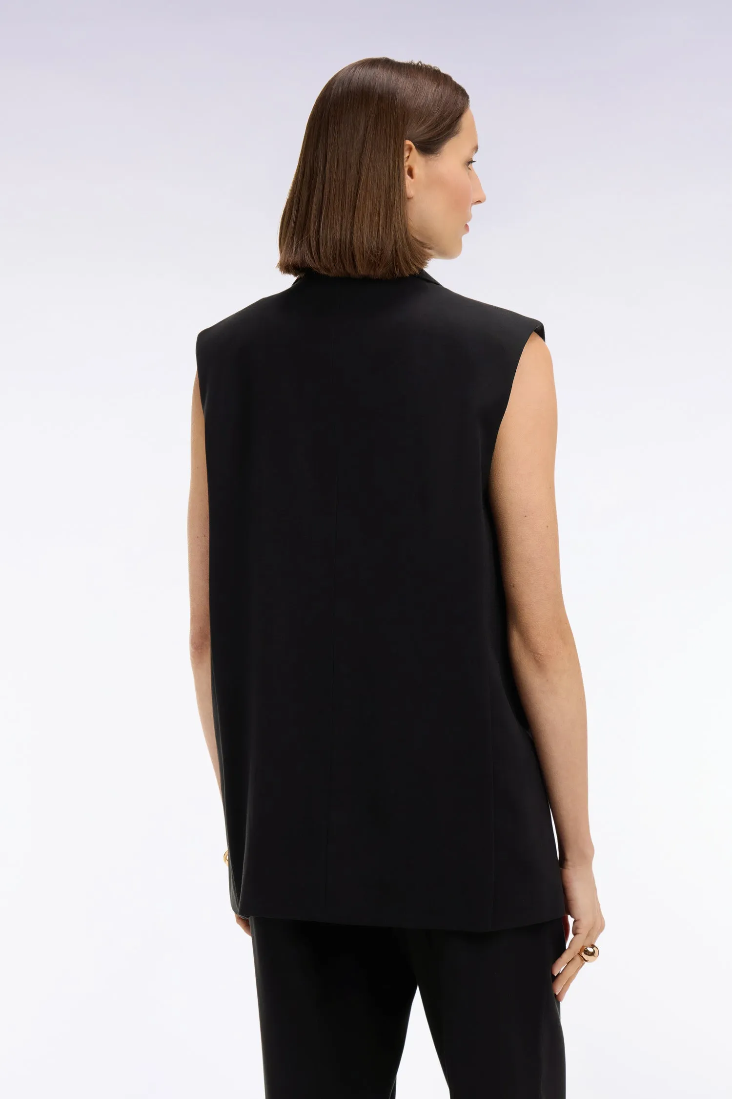 Veste blazer sans manches coupe oversized sold by Eden Park product image thumbnail 5