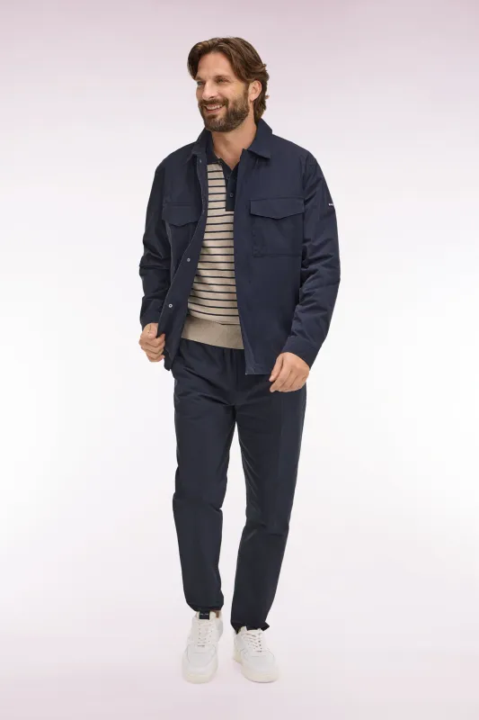 Surchemise en nylon stretch marine made by Eden Park