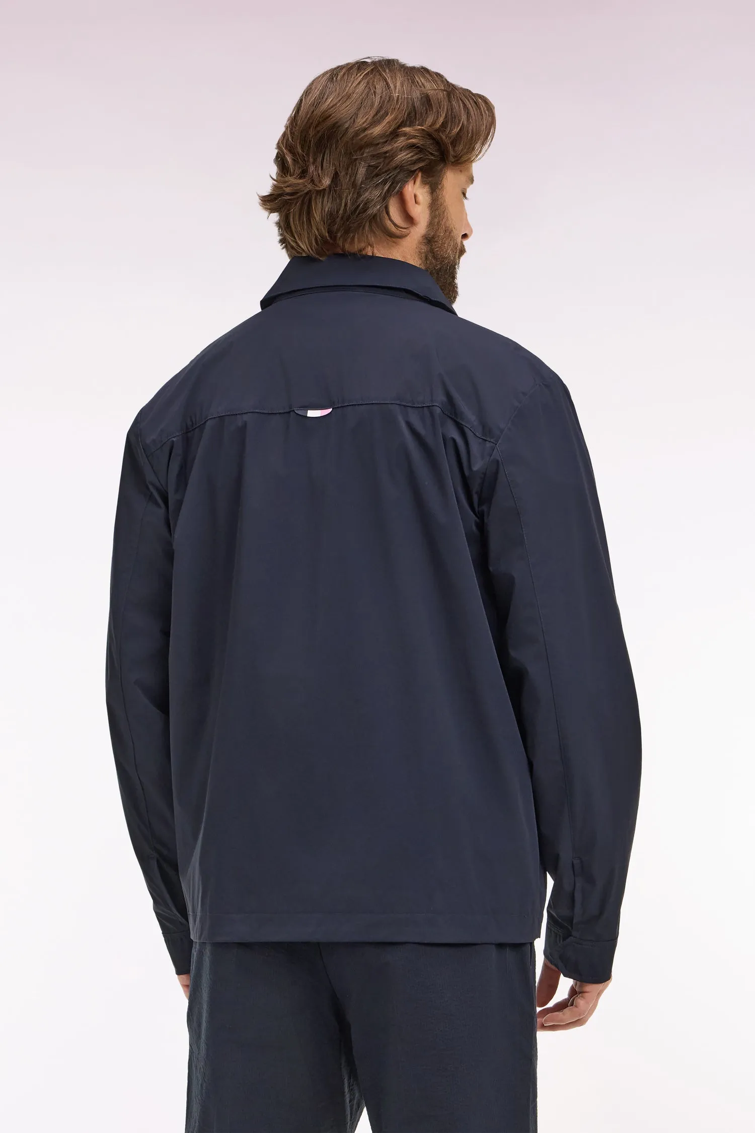 Surchemise en nylon stretch marine sold by Eden Park product image thumbnail 5