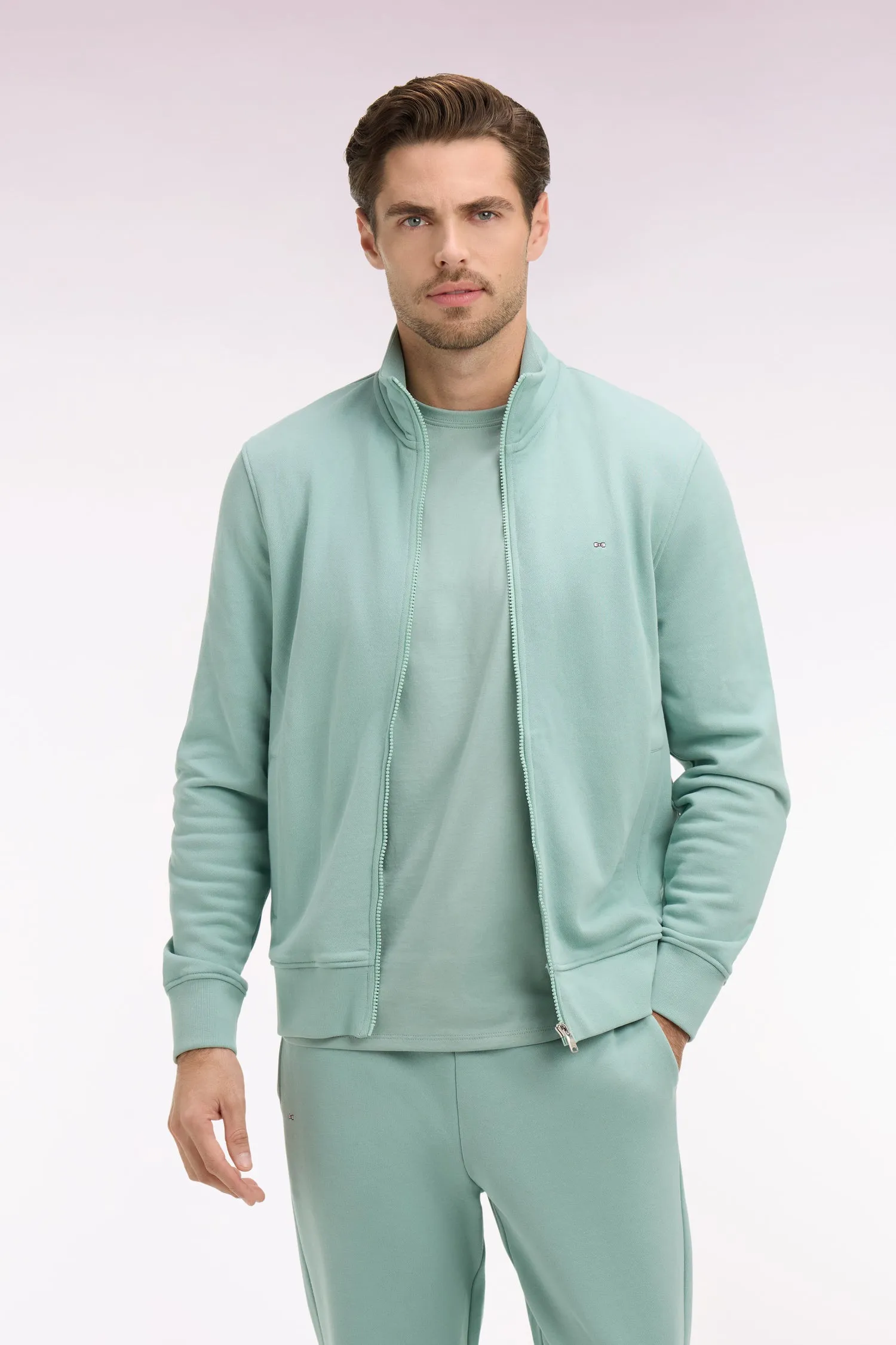 Chemise droite en lin vert d'eau sold by Eden Park product image thumbnail 3