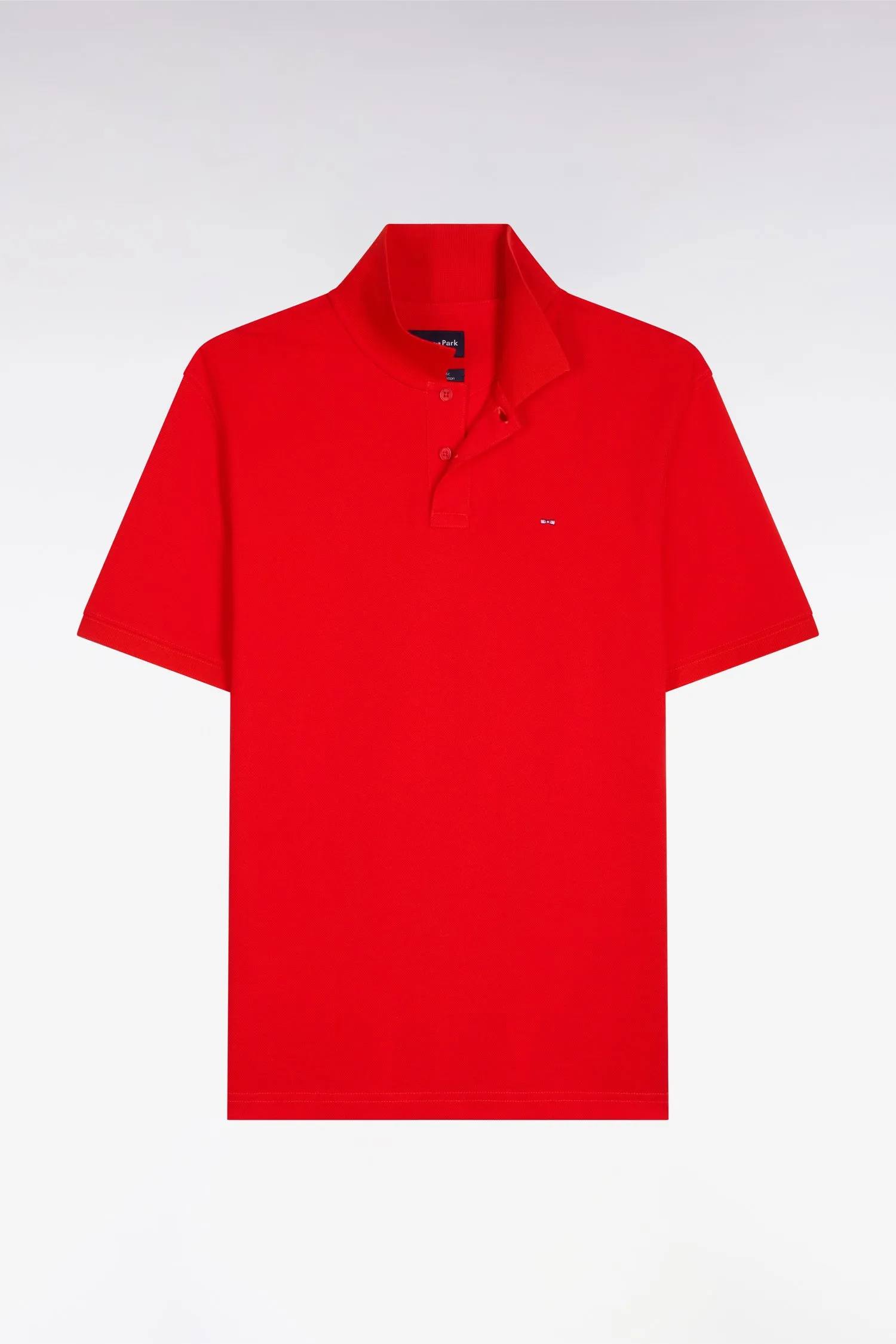 Polo à manches courtes en coton rouge coupe regular sold by Eden Park product image thumbnail 2