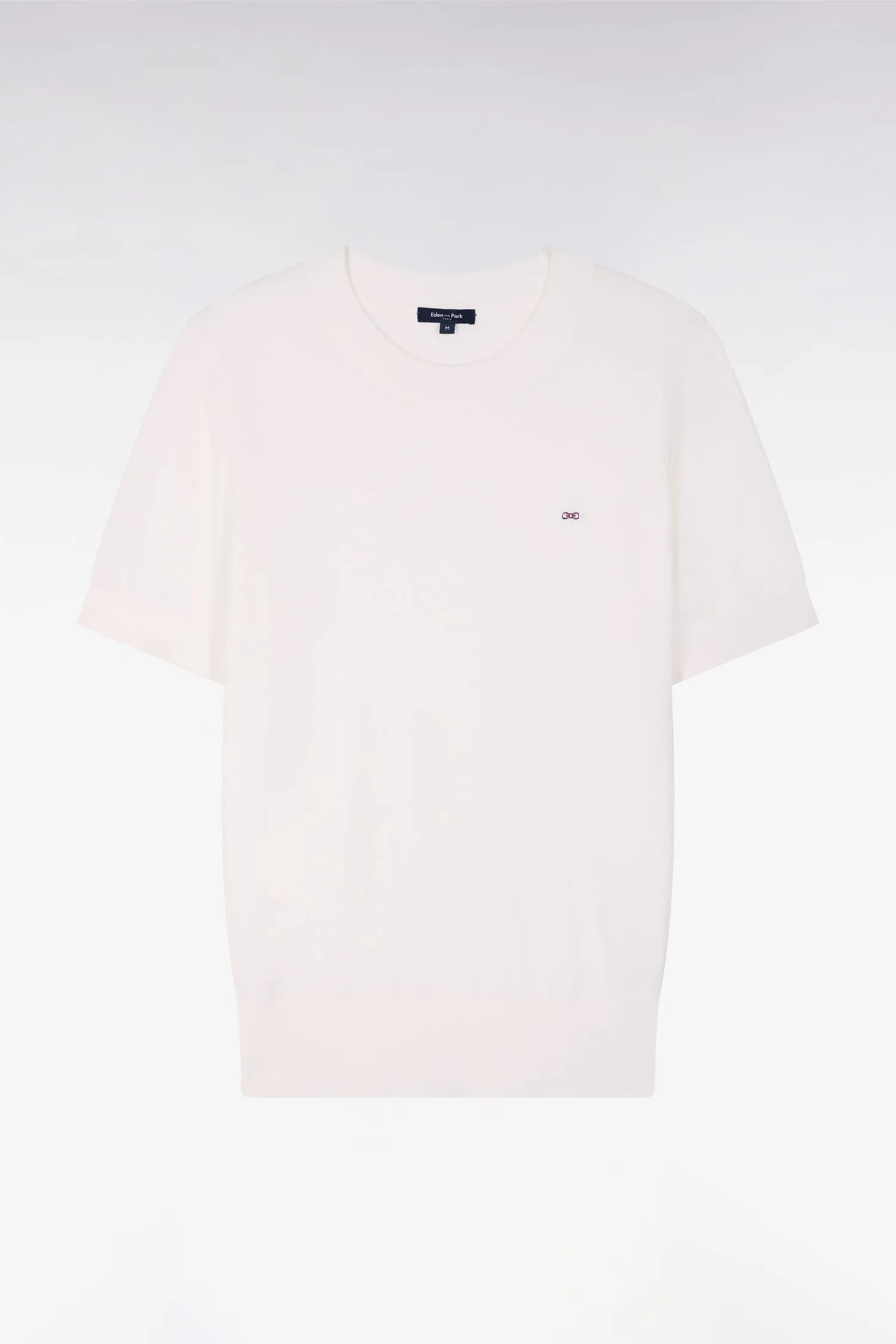 Pull à manches courtes blanc coupe regular sold by Eden Park product image thumbnail 2