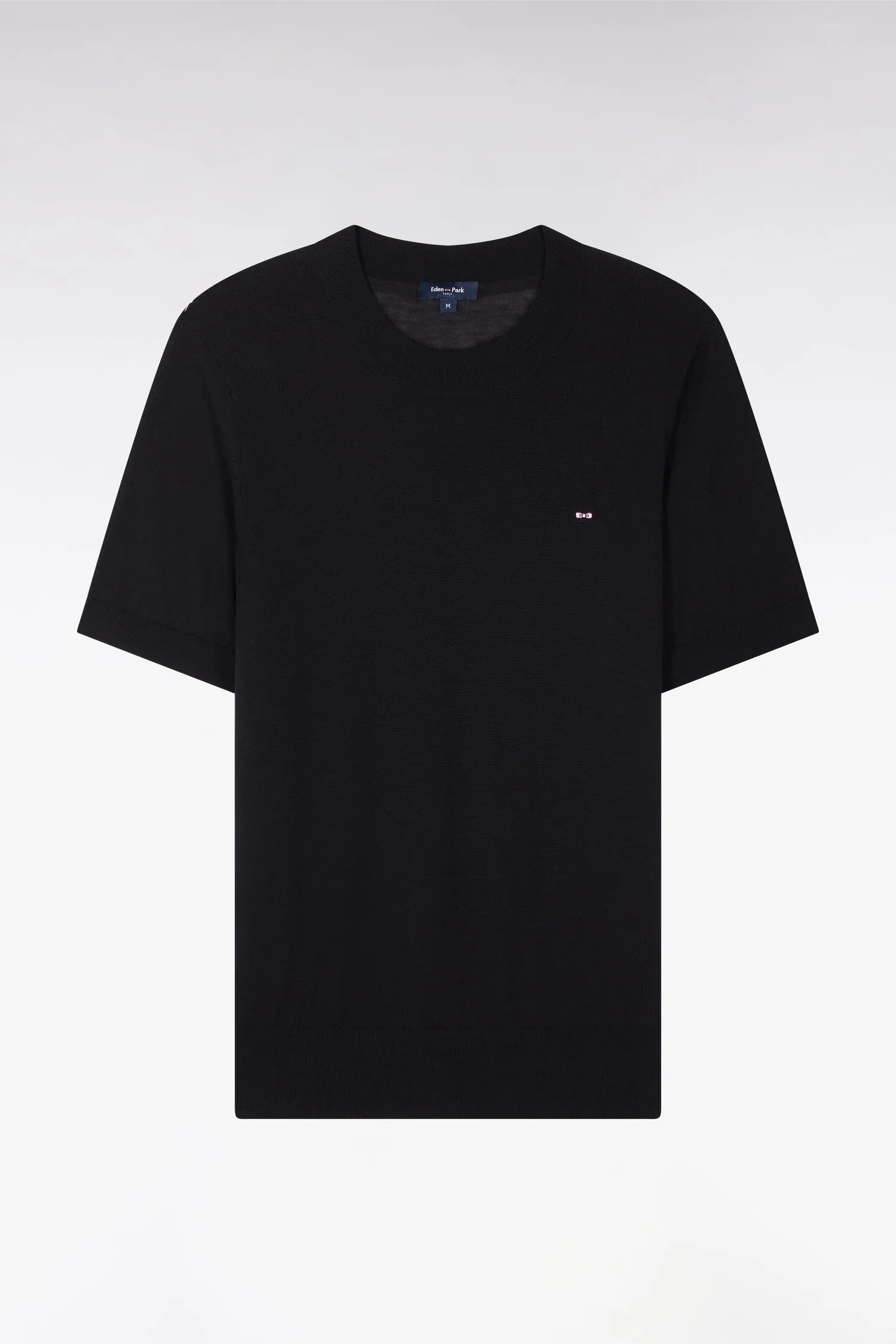 Pull à manches courtes noir coupe regular sold by Eden Park product image thumbnail 2