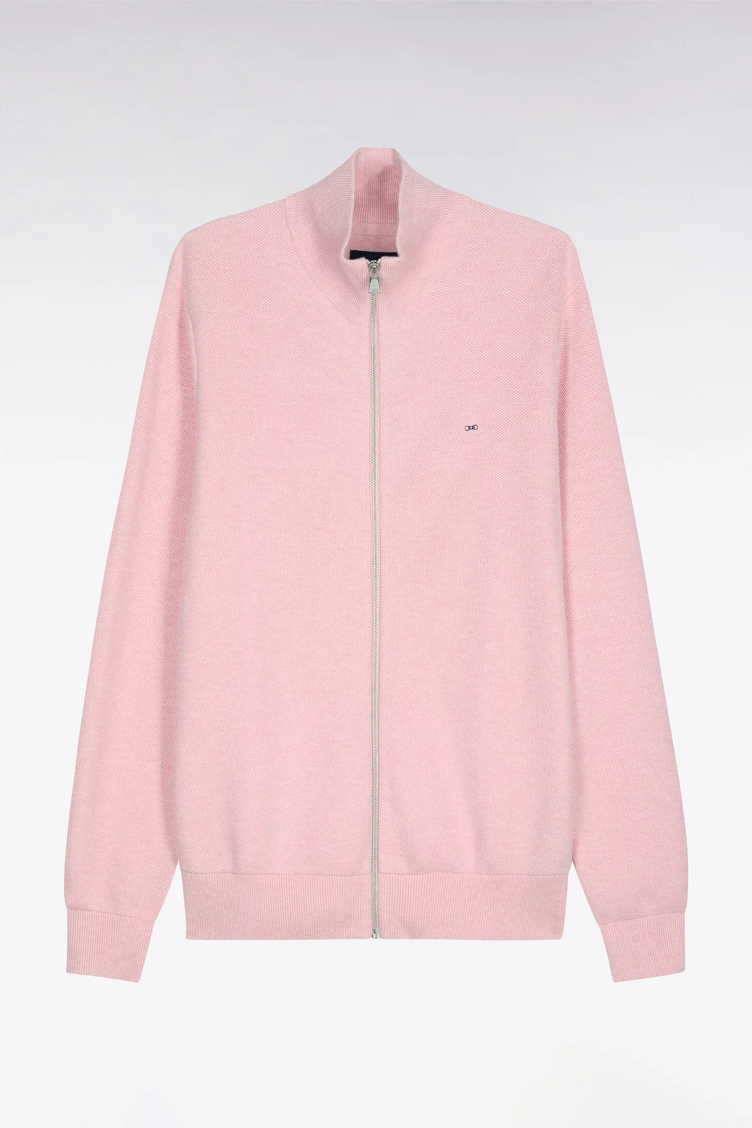 Cardigan zippé en coton rose sold by Eden Park product image thumbnail 2