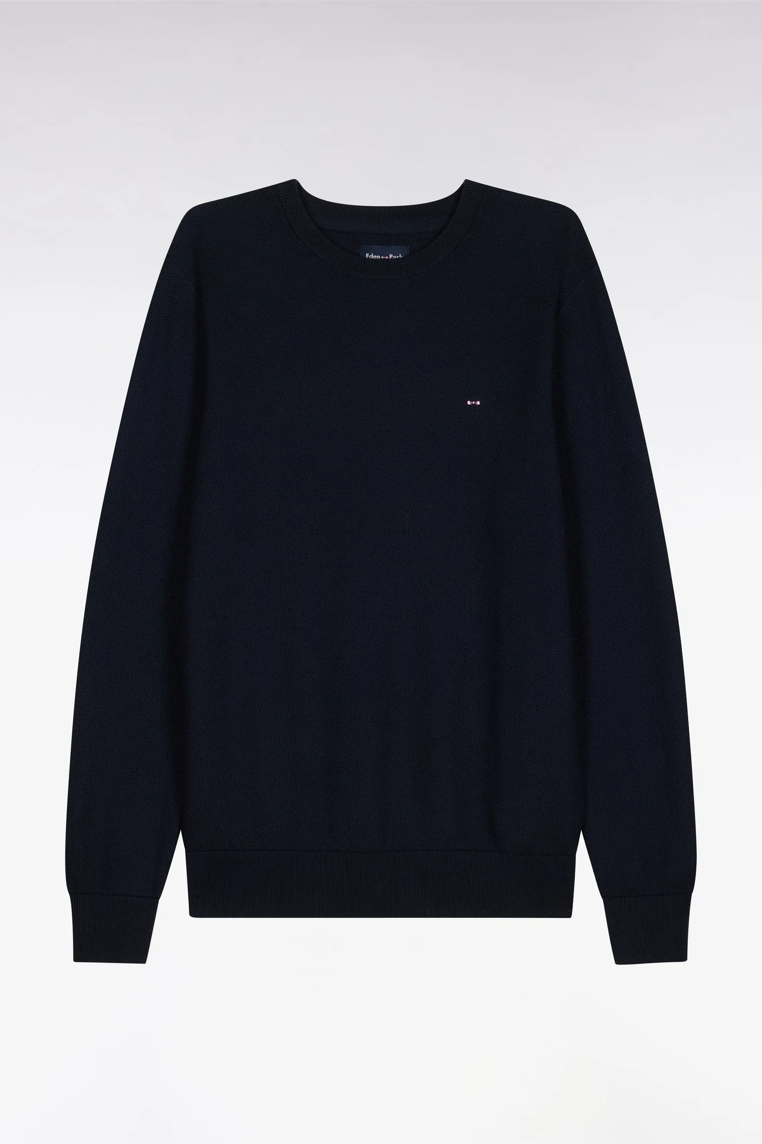 Pull col rond en coton marine sold by Eden Park product image thumbnail 2
