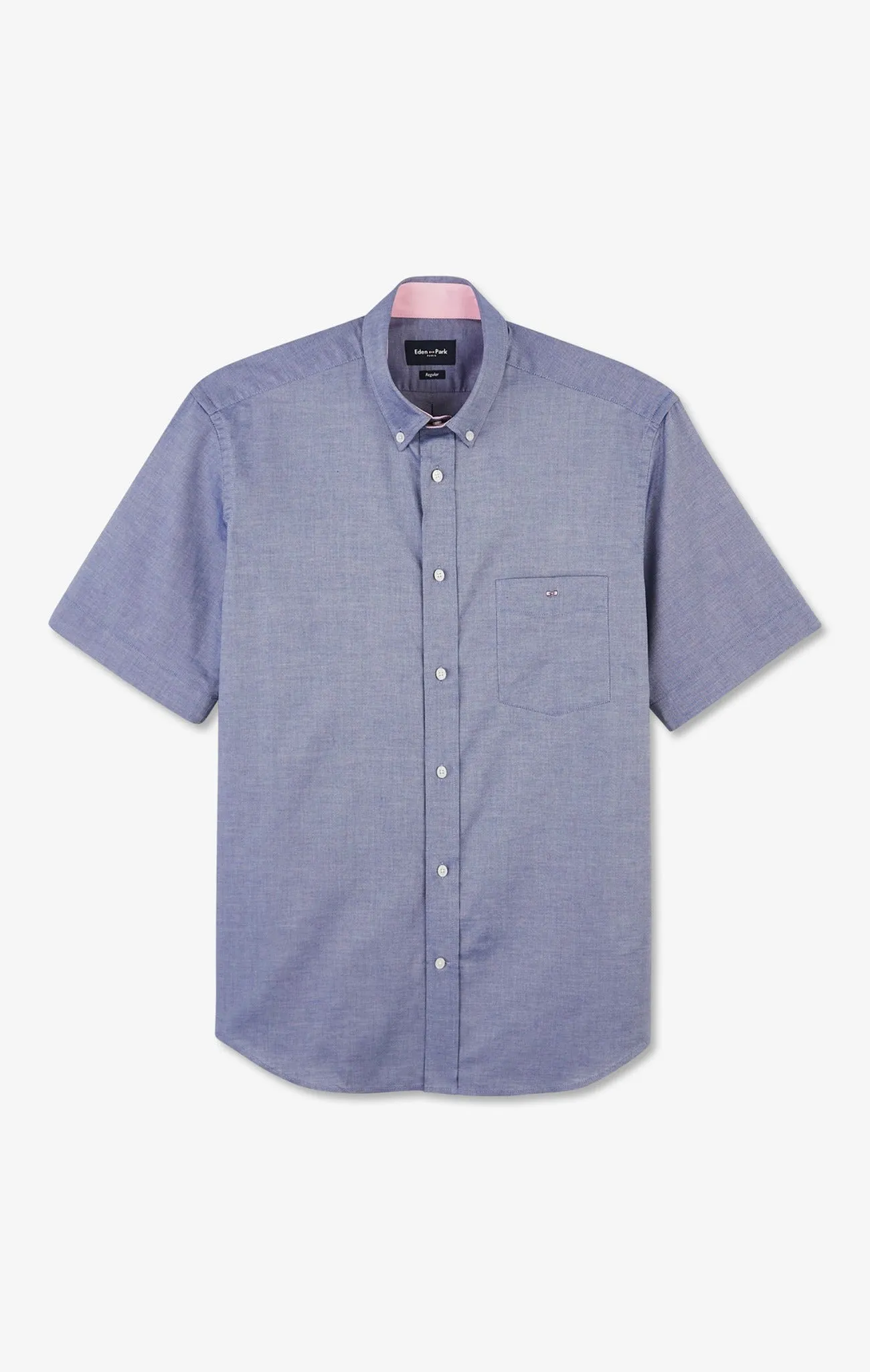 Chemisette bleu marine unie en coton sold by Eden Park product image thumbnail 2