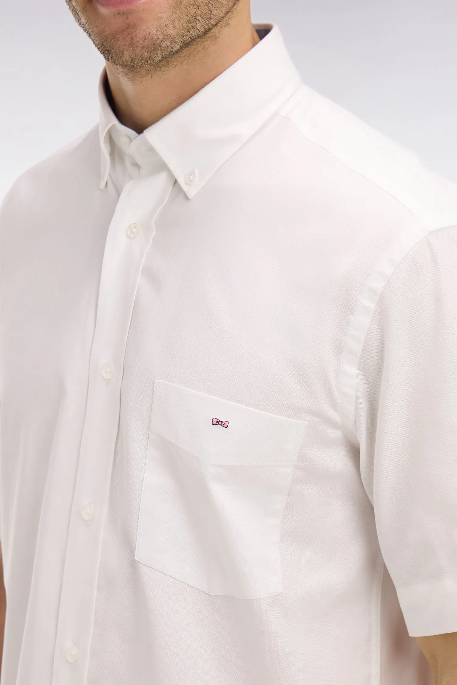 Chemisette blanche unie en coton sold by Eden Park product image thumbnail 4