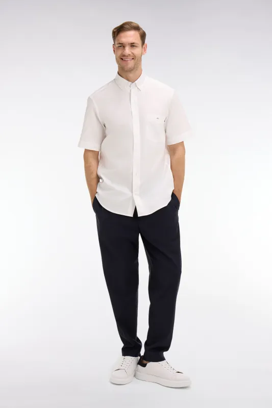 Chemisette blanche unie en coton made by Eden Park