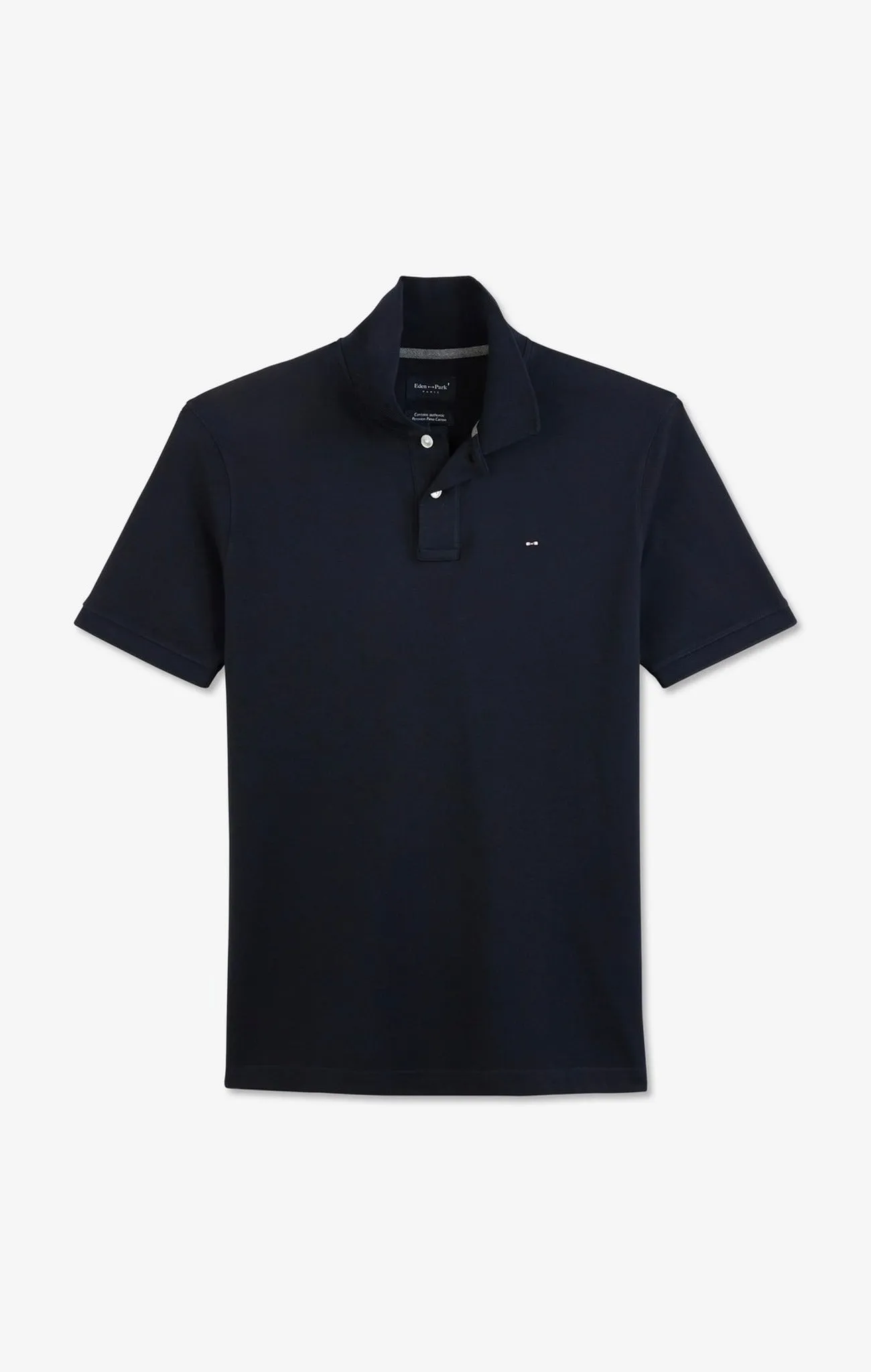 Polo noir en coton pima stretch sold by Eden Park product image thumbnail 2