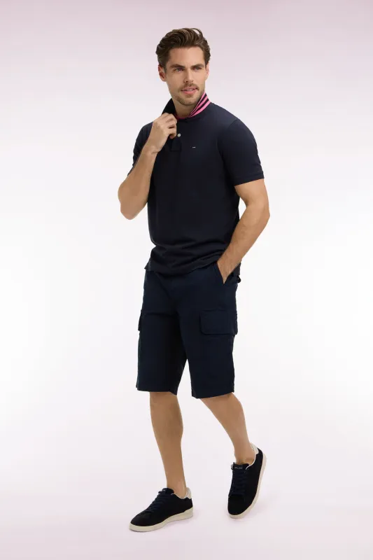 Bermuda cargo en coton marine made by Eden Park