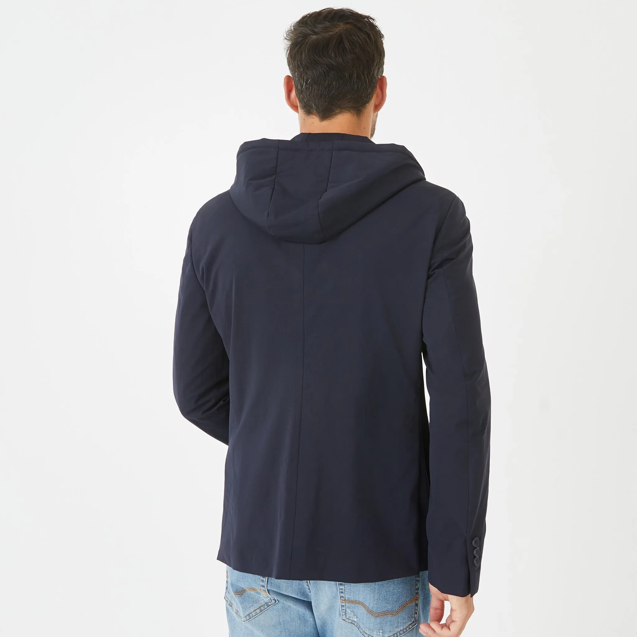 Blazer bleu foncé avec parmenture sweat amovible sold by Eden Park product image thumbnail 2