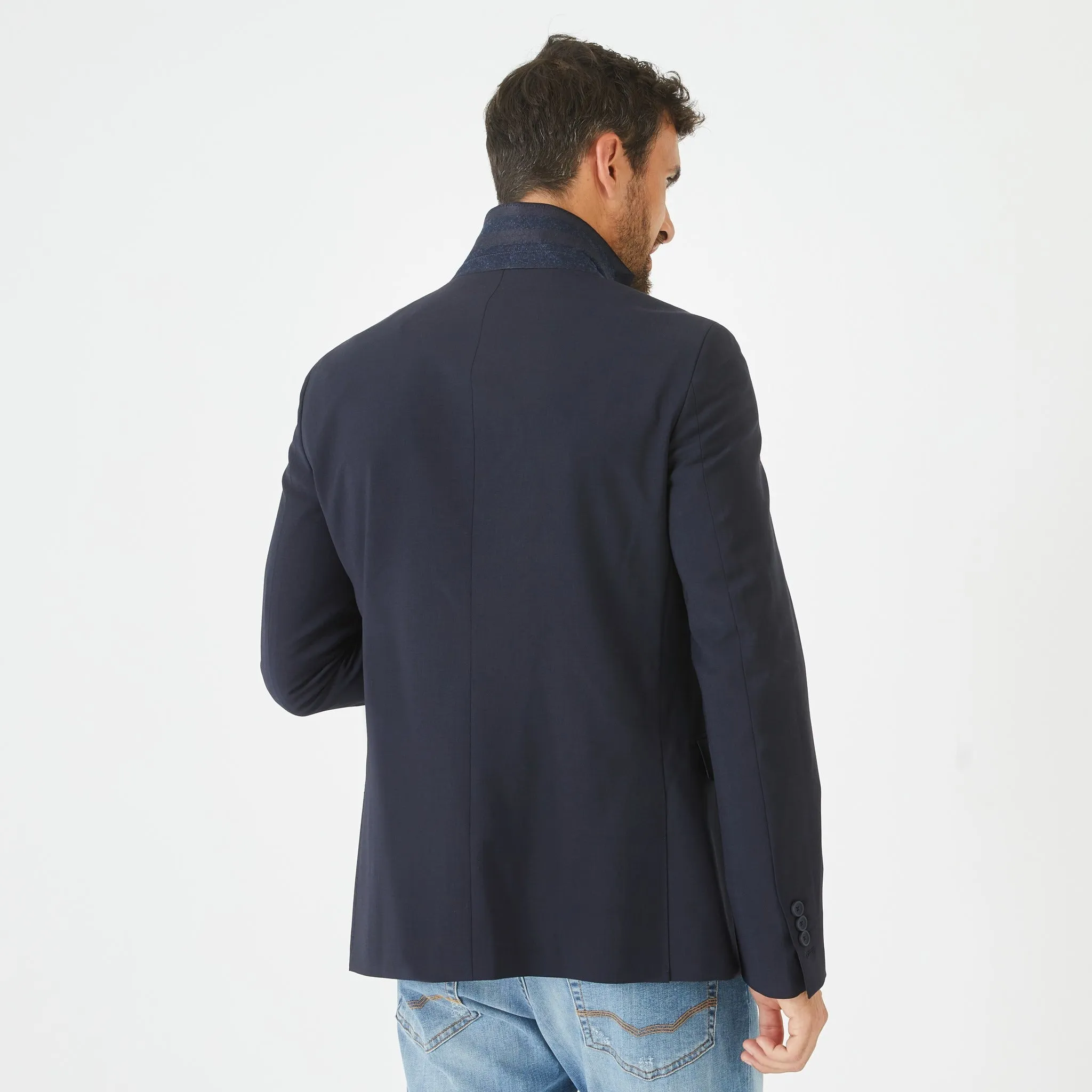 Blazer bleu foncé sold by Eden Park product image thumbnail 2
