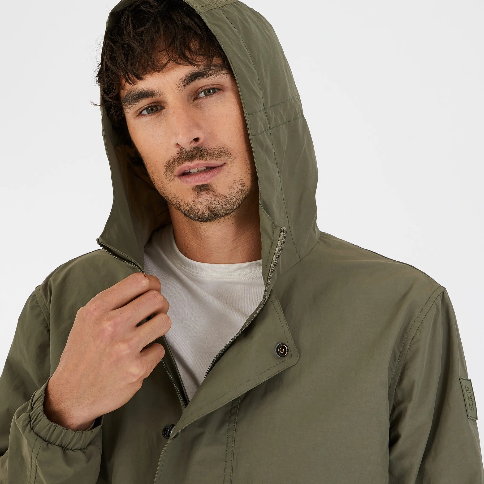 Parka mi-longue kaki sold by Eden Park product image thumbnail 4
