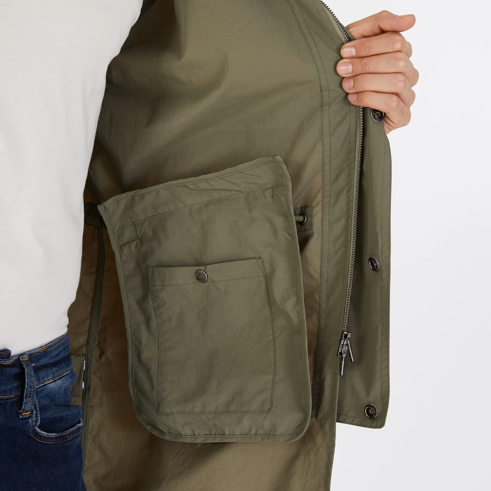 Parka mi-longue kaki sold by Eden Park product image thumbnail 5