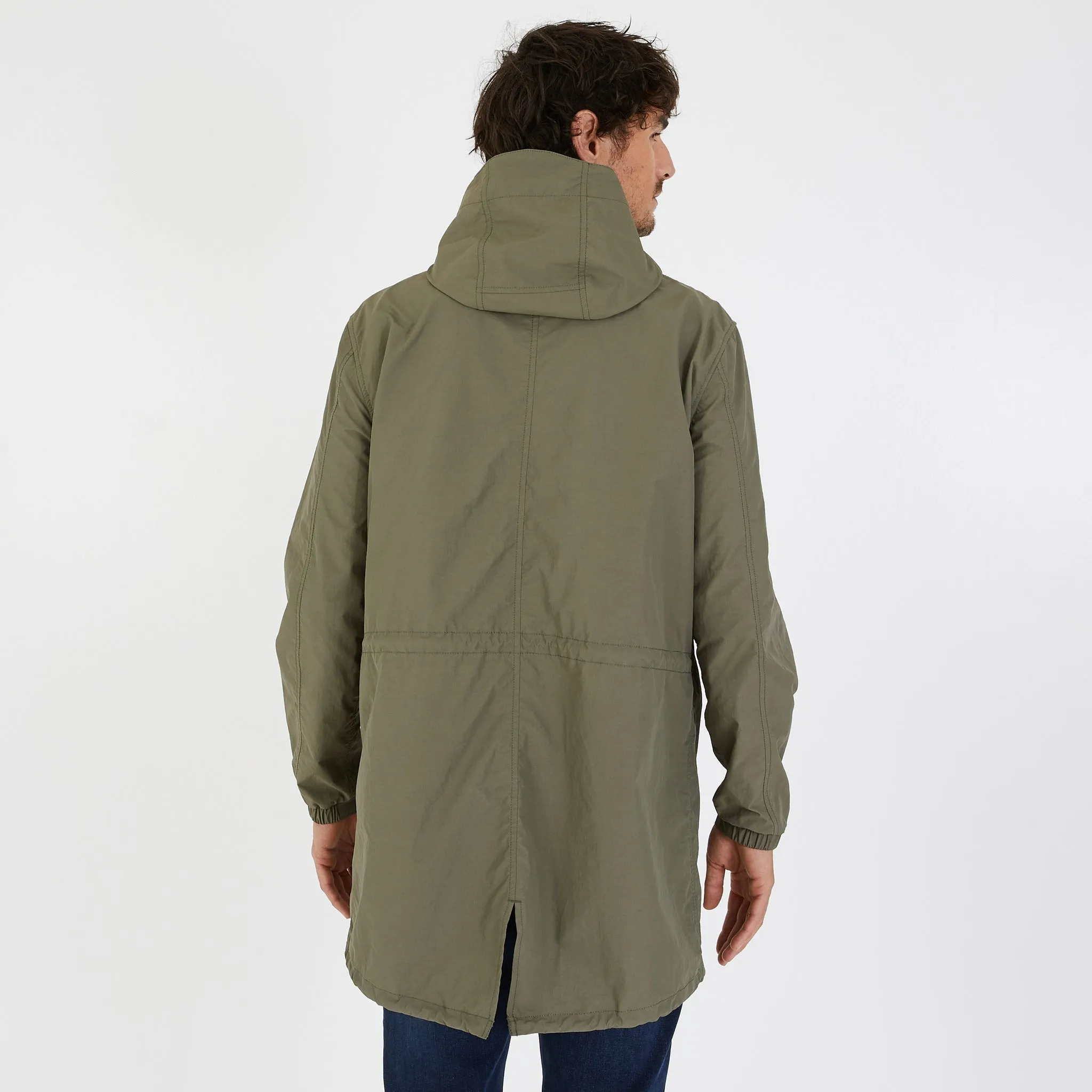 Parka mi-longue kaki sold by Eden Park product image thumbnail 2