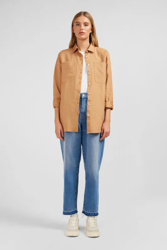 Chemisier beige uni made by Eden Park