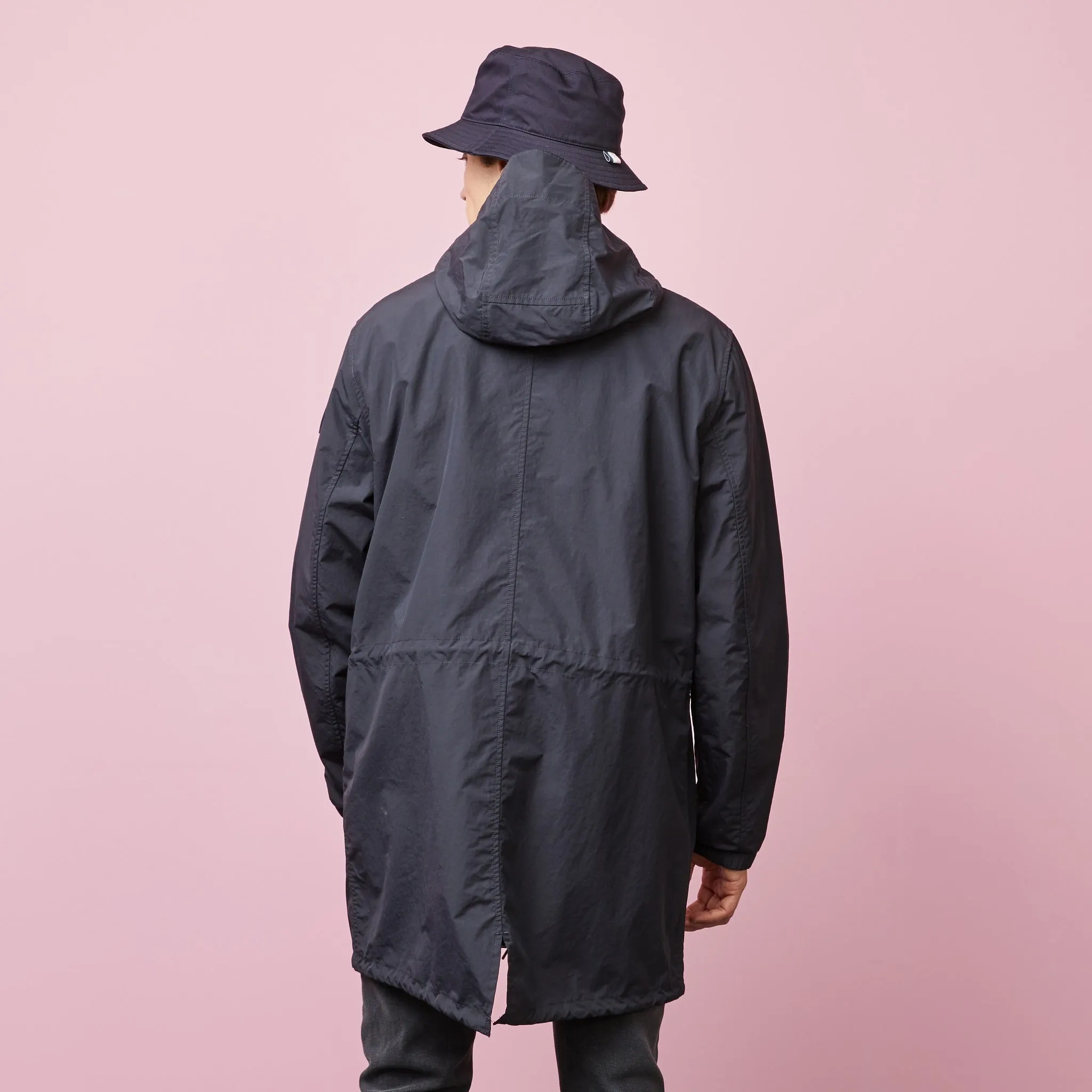 Parka bleu foncé mi-longue sold by Eden Park product image thumbnail 4