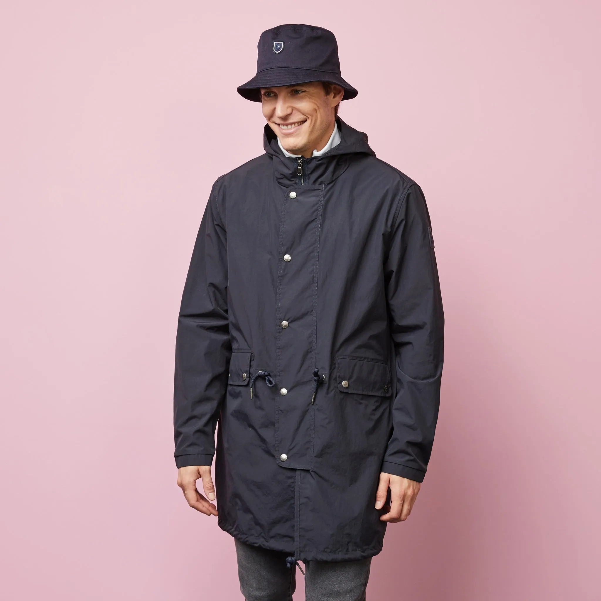 Parka bleu foncé mi-longue sold by Eden Park product image thumbnail 3