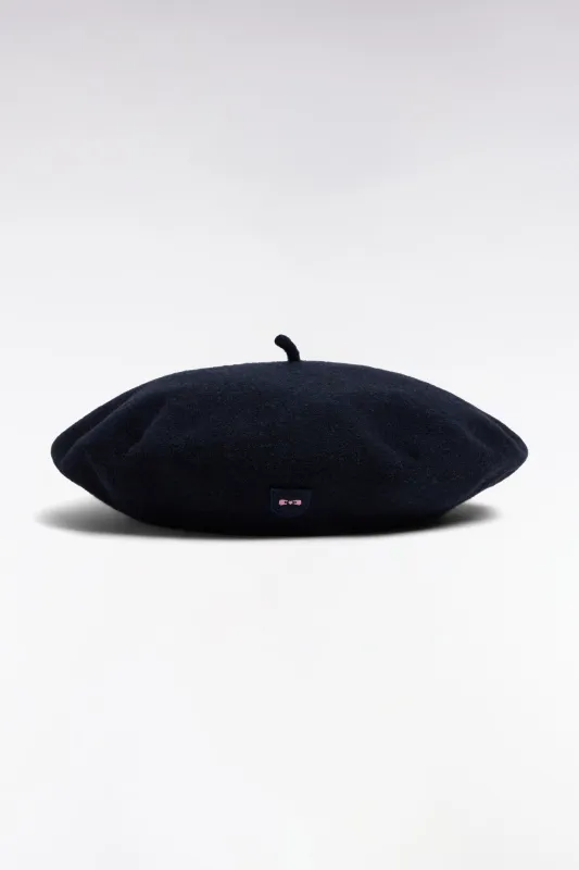Béret en laine vierge marine made by Eden Park