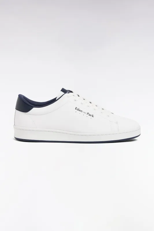 Baskets en cuir blanc made by Eden Park
