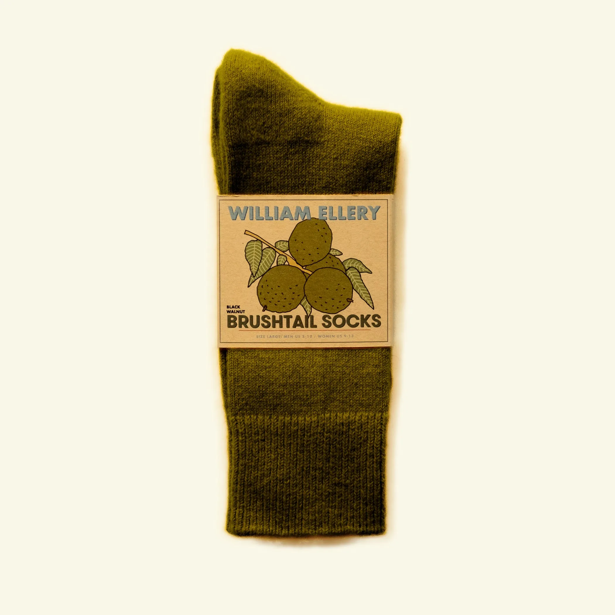 BLACK WALNUT BRUSHTAIL SOCKS sold by William Ellery product image thumbnail 2