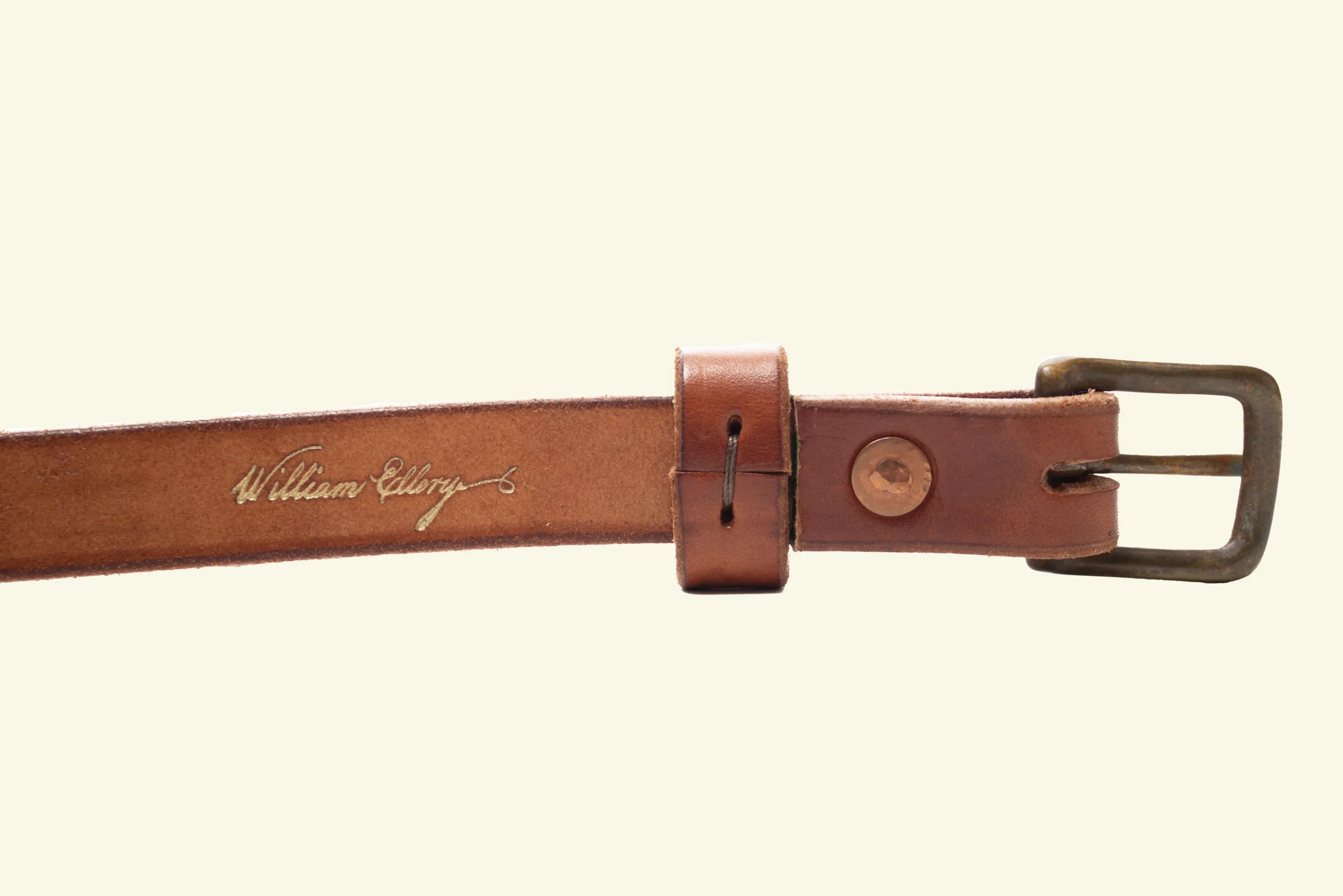 BROWN BELT sold by William Ellery product image thumbnail 2