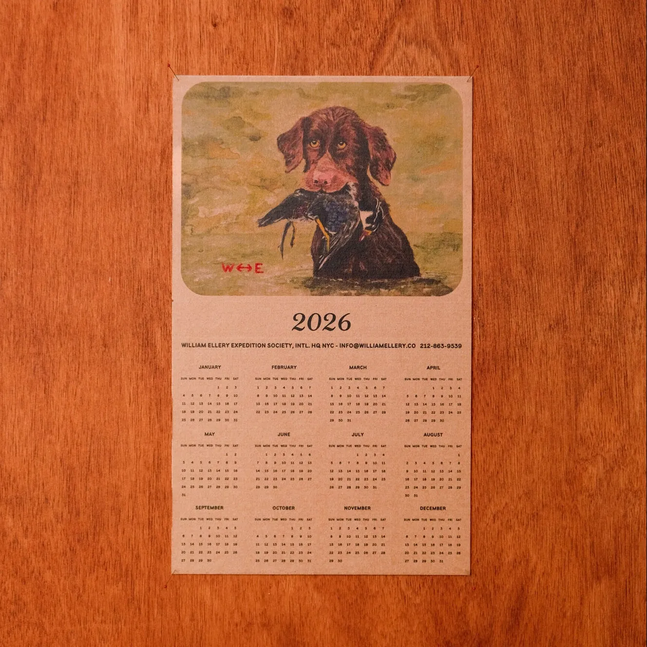 CALENDAR BRUSHTAIL BOX SET sold by William Ellery product image thumbnail 2
