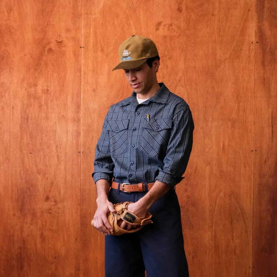 Crewman Collar Shirt (Indigo Twill) sold by William Ellery product image thumbnail 3