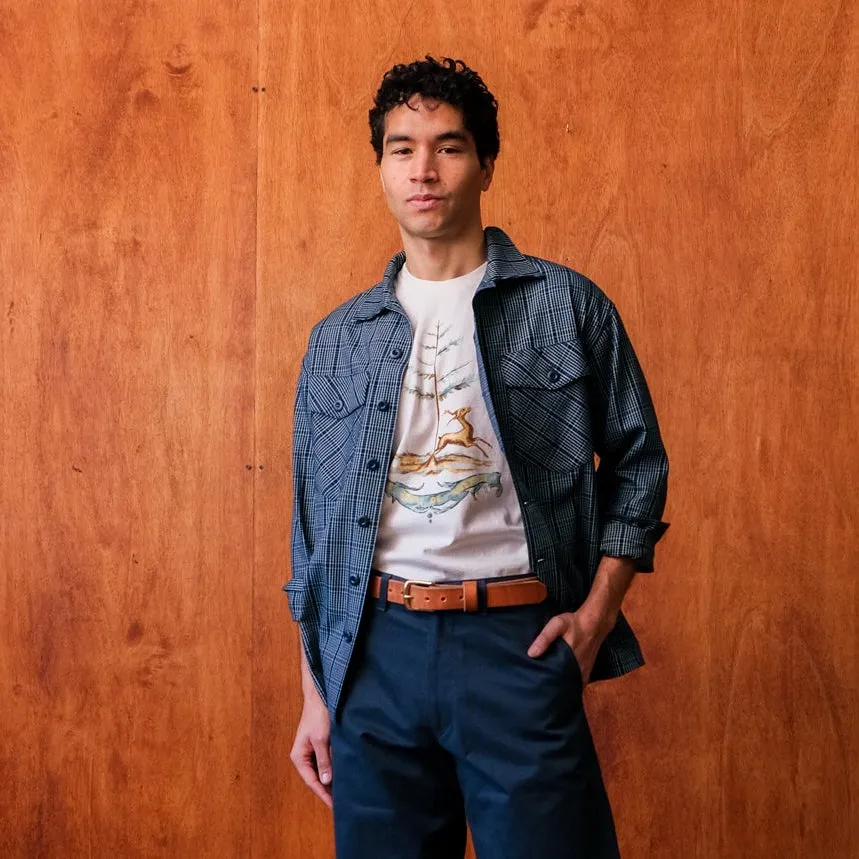 Crewman Collar Shirt (Indigo Twill) sold by William Ellery product image thumbnail 4