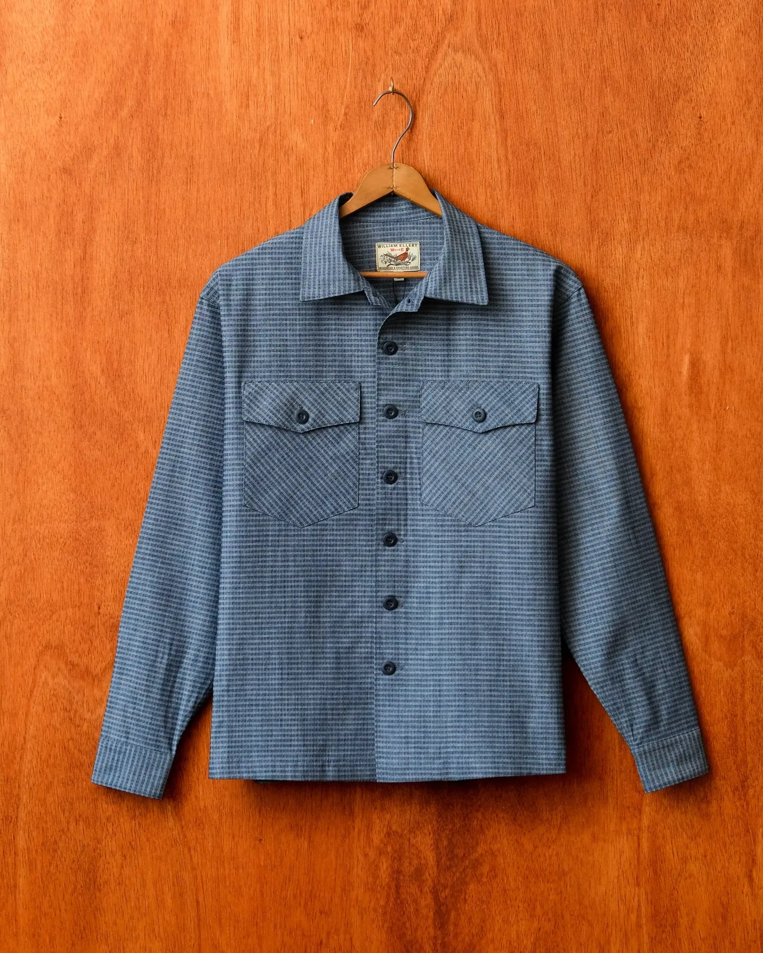 Crewman Collar Shirt (Cone Chambray) sold by William Ellery product image thumbnail 3