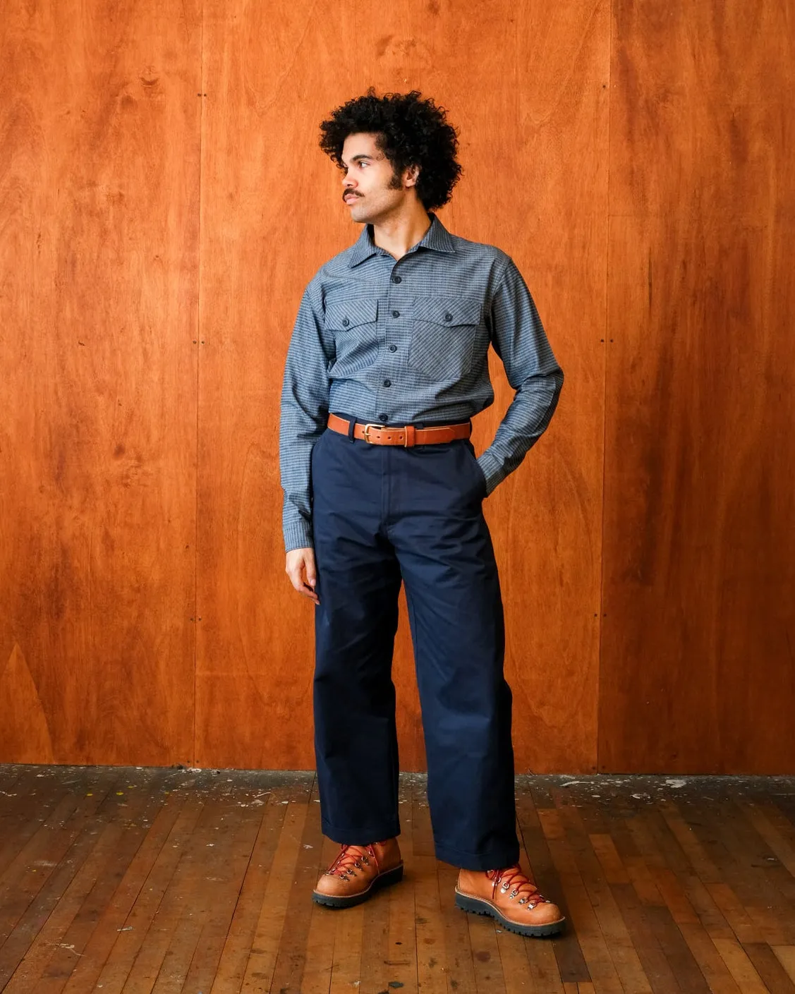 Crewman Collar Shirt (Cone Chambray) sold by William Ellery product image thumbnail 4