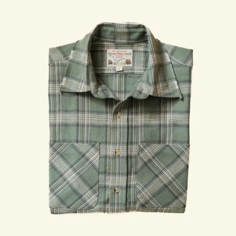Rough Neck Shirt (Vernal Green) made by William Ellery