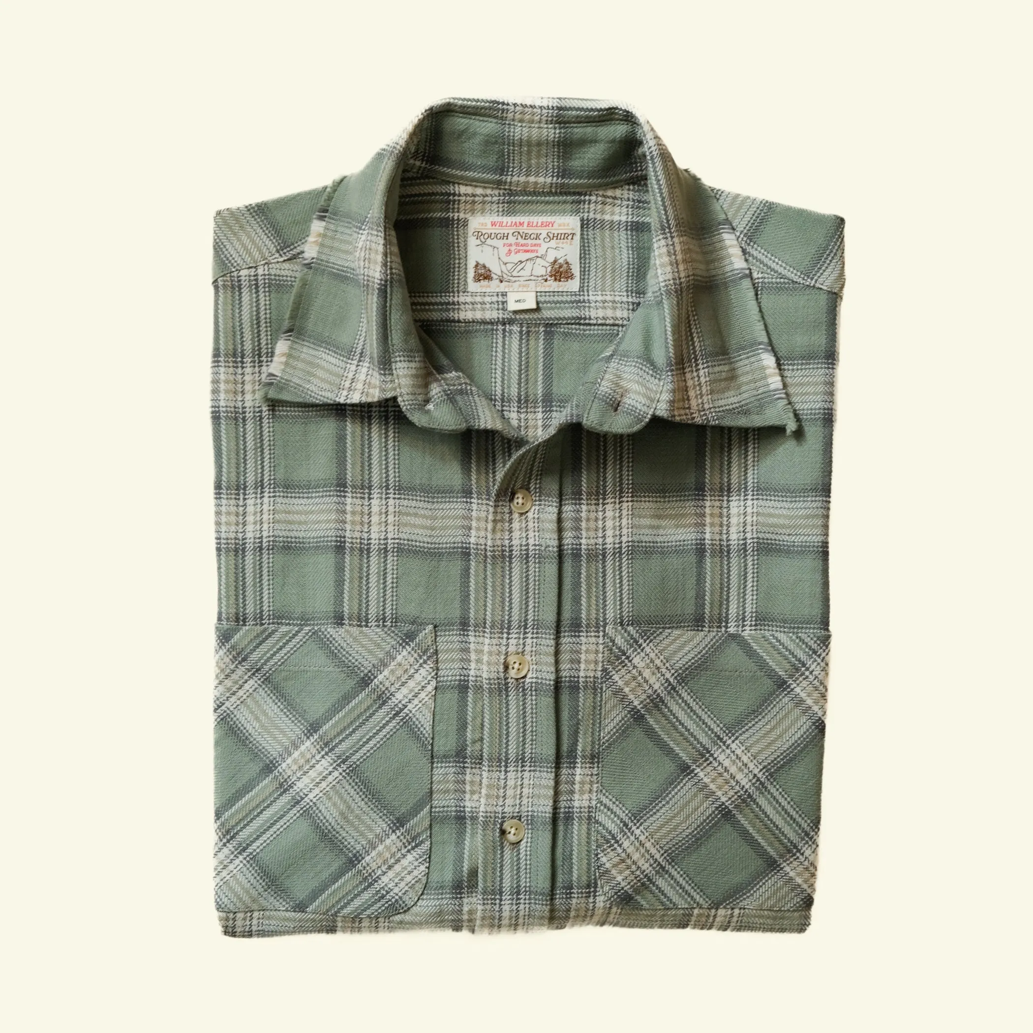 Rough Neck Shirt (Vernal Green) sold by William Ellery