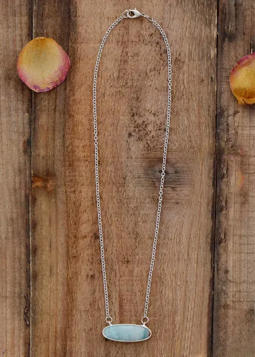 Boho Necklace Silver Chain sold by Boho Mood