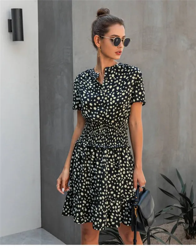 Boho Floral Mini Dress sold by Boho Mood