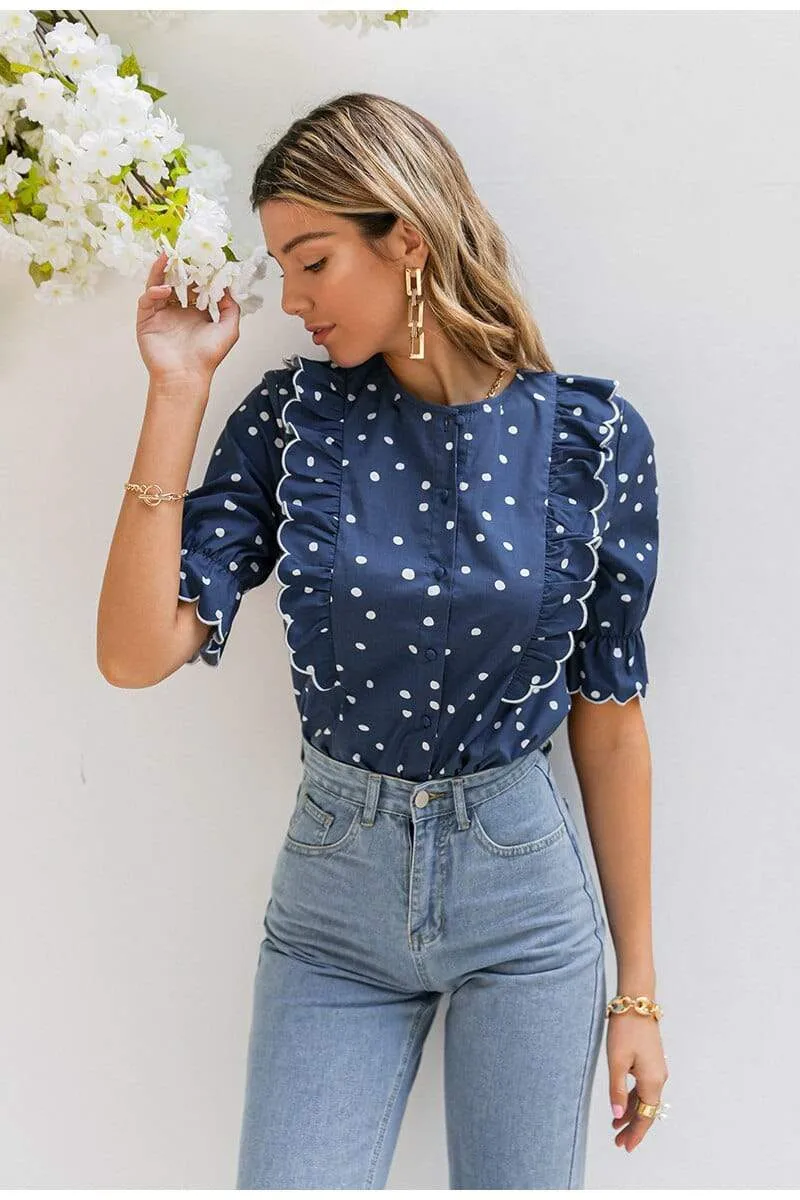 Blouse Boho Chic Bleue sold by Boho Mood