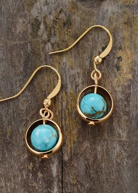 Boho Dangle Earrings - Moon Style sold by Boho Mood product image thumbnail 3