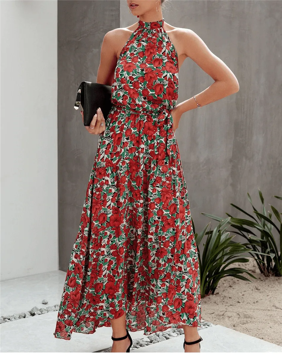 Boho Halter Maxi Dress sold by Boho Mood product image thumbnail 3