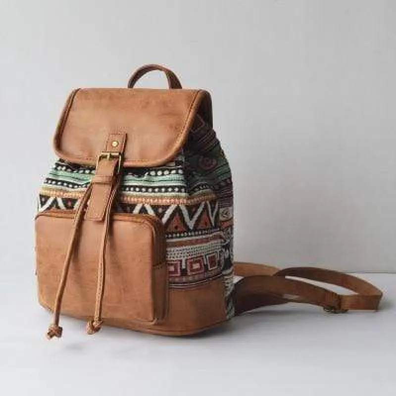 Boho Backpack Azteque Pattern sold by Boho Mood