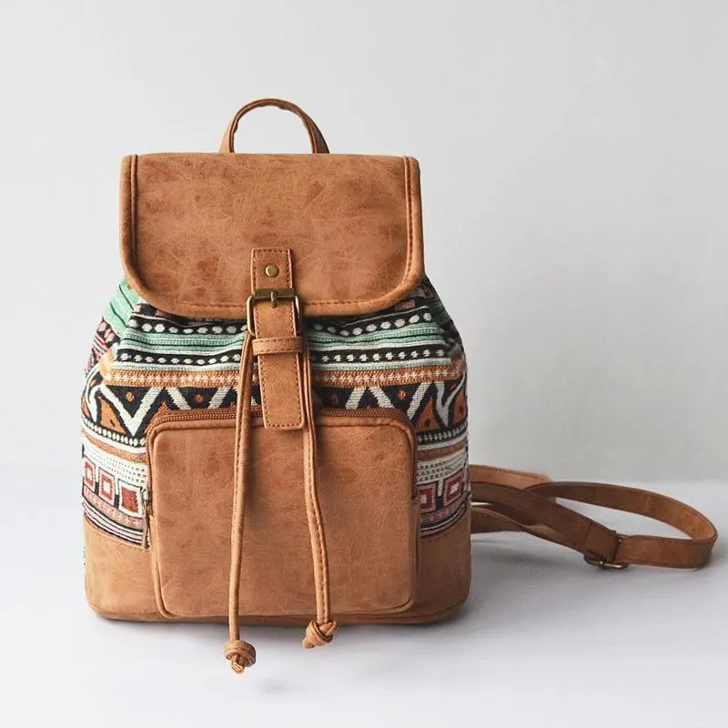 Boho Backpack Azteque Pattern sold by Boho Mood product image thumbnail 2