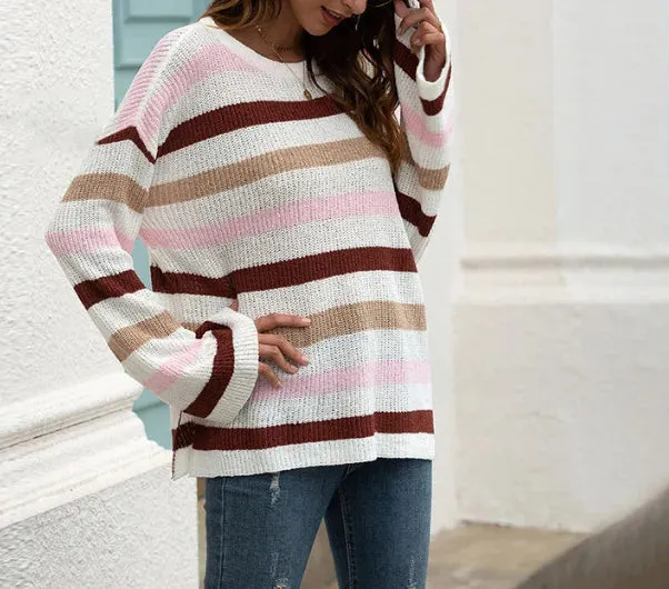 Boho Horizontal Striped Pullover sold by Boho Mood product image thumbnail 2