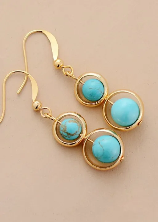 Gold Boho Dangle Earrings sold by Boho Mood product image thumbnail 2
