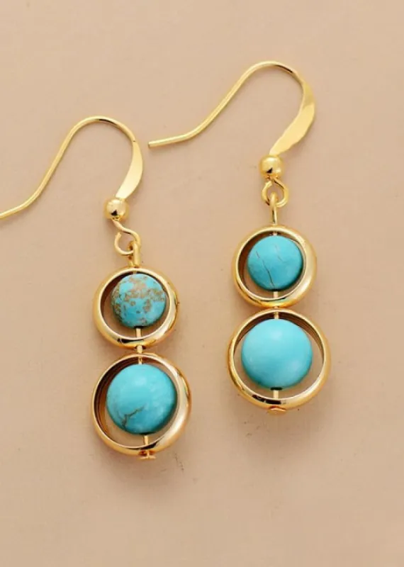 Gold Boho Dangle Earrings sold by Boho Mood