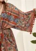Nice Fringe Boho Kimono Earthy Colours sold by Boho Mood