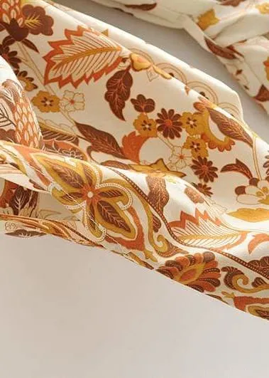 Pretty Yellow Floral Boho Kimono sold by Boho Mood product image thumbnail 3